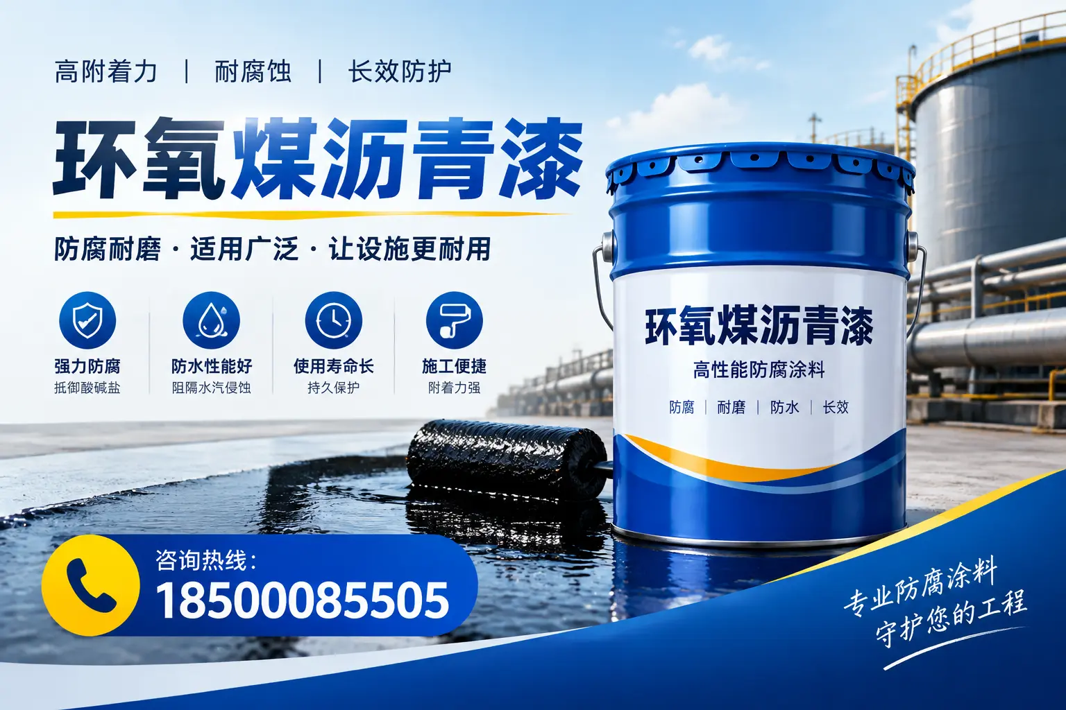 环氧煤沥青漆与其他涂料的对比分析,助力龙岩企业决策